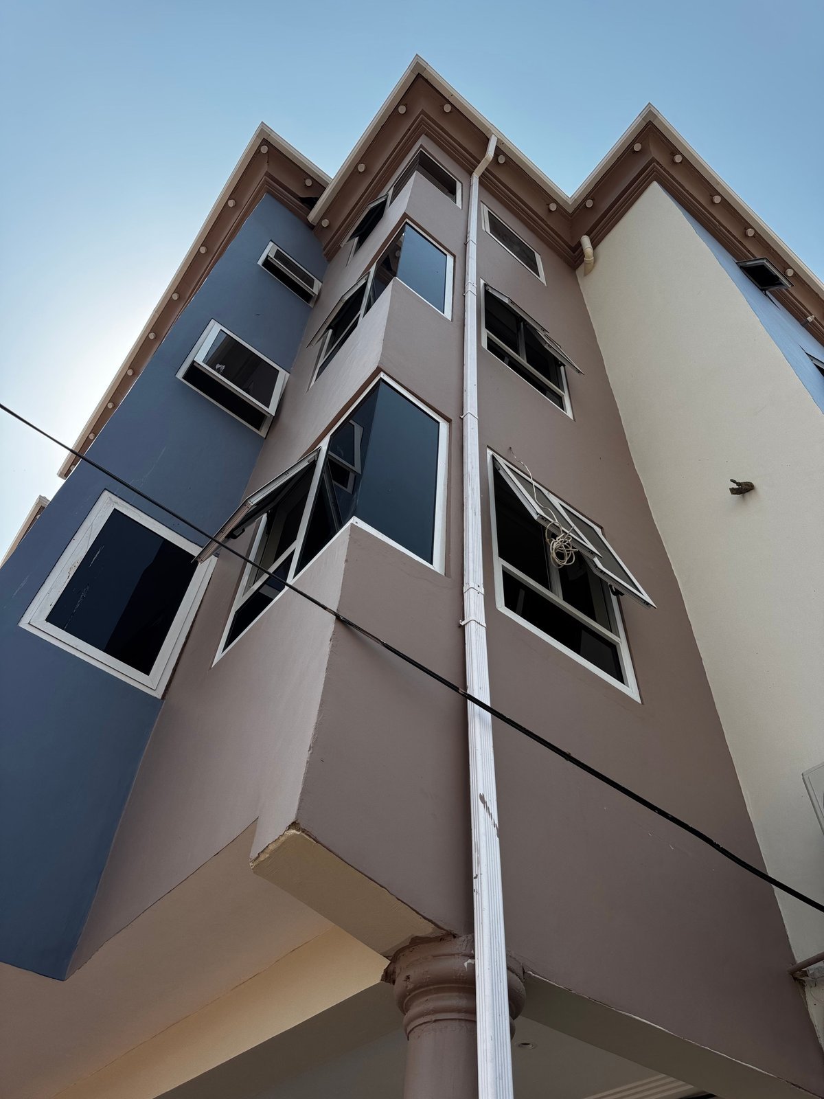Building exterior in Accra, Ghana
