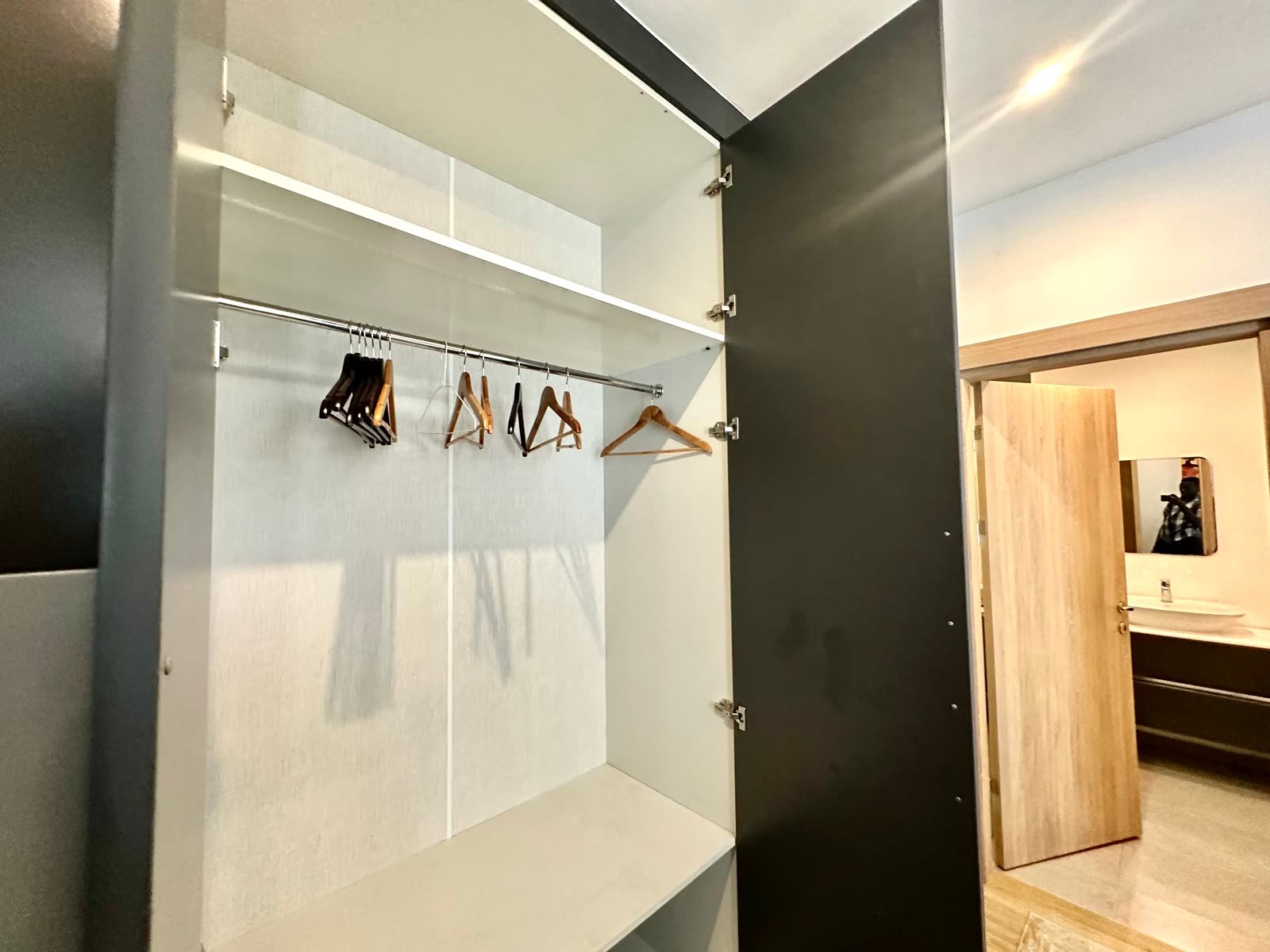 Bedroom closet space