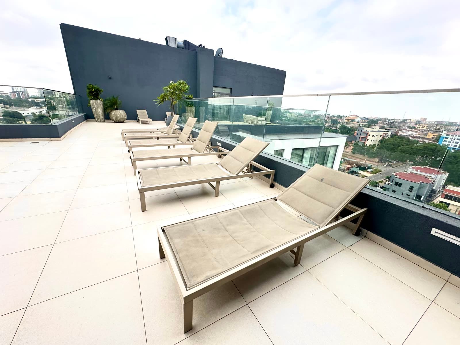 Rooftop city views